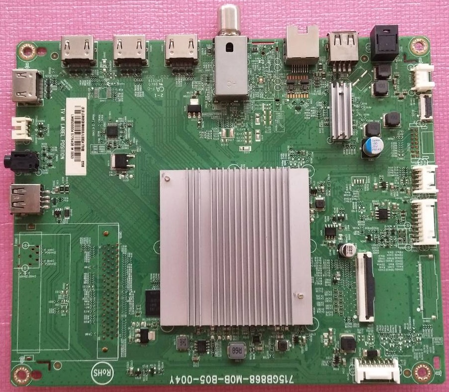 เมนบอร์ดทีวีฟิลลิปส์ PHILIPS อะไหล่แท้#มือสองพร้อมใช้งาน รุ่น 65PUT7906/67 พาร์ท715GB868-M0B-B05-004Y จอHV650QUB-F70