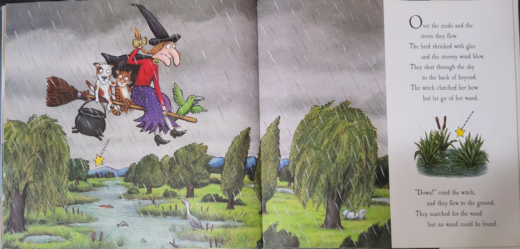 หนังสือนิทานปกแข็ง** 🍅ROOM ON THE BROOM BY JULIA DONALDSON.AXEL SCHEFFLER