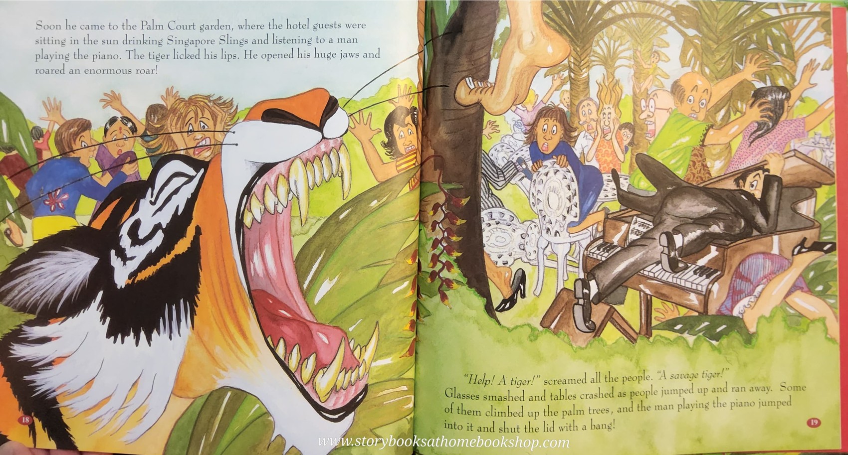 หนังสือนิทานปกแข็ง ** ♥️THE TIGER WHO CAME TO TEA BY KATHY CREAMER OXFORD UNIVERSITY PRESS♥️