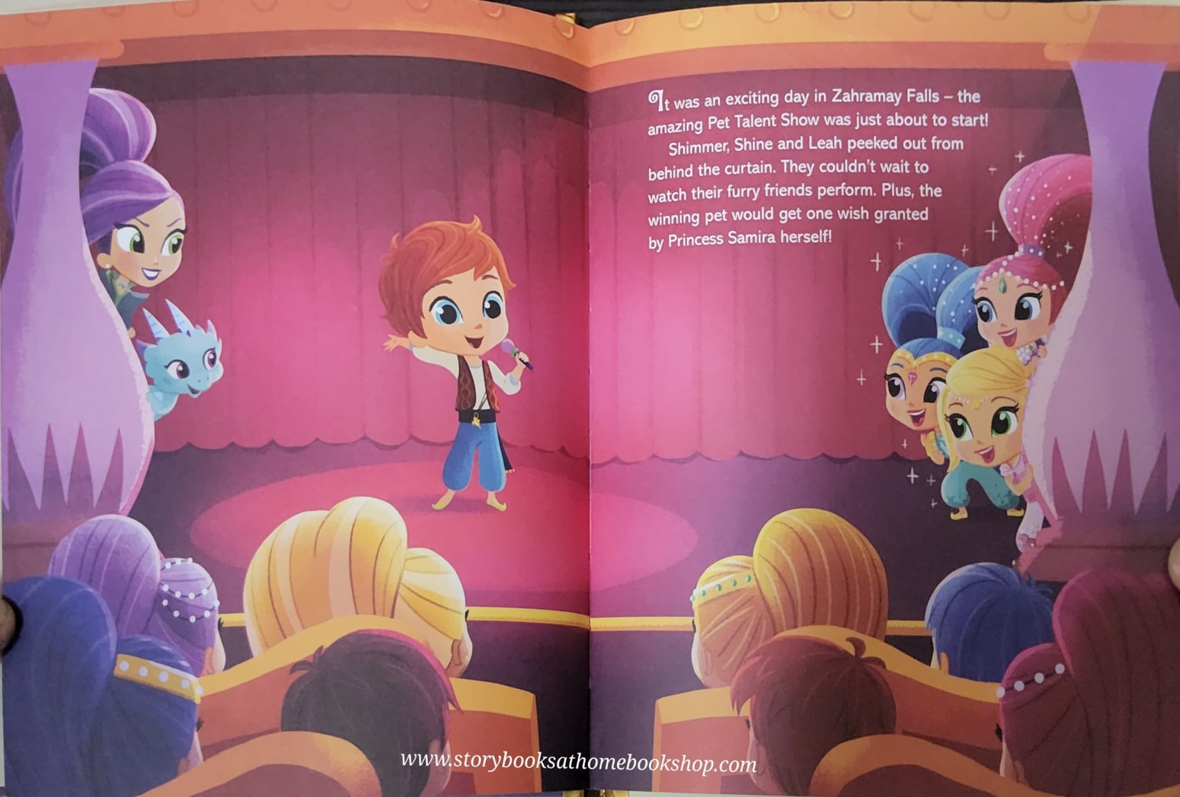 หนังสือนิทานปกแข็ง** 🍅🍓A TREASURE COVE STORY:SHIMMER SHINE PET TALENT SHOW