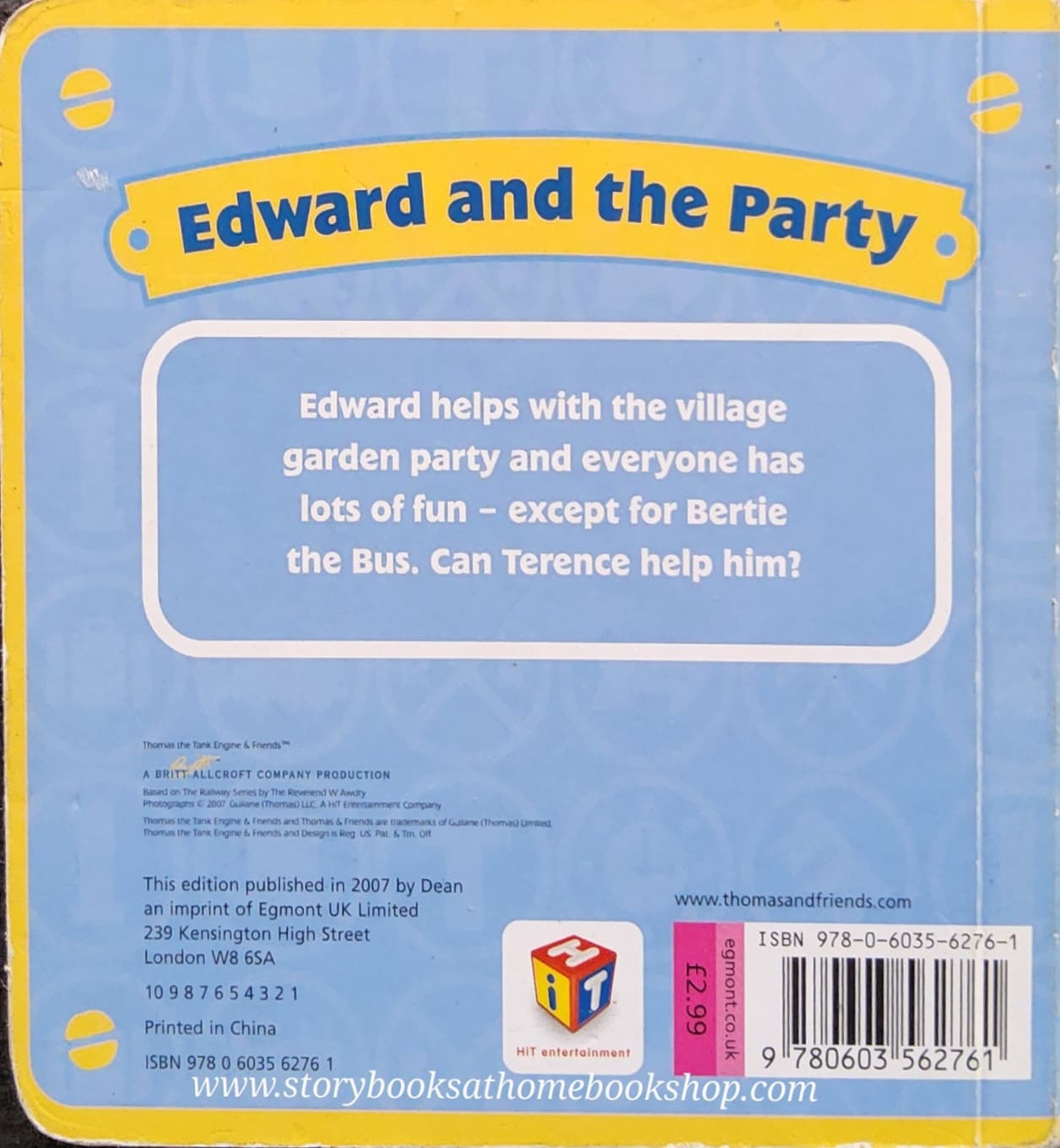 BOARD BOOK ** ð
THOMAS & FRIENDS EDWARD AND THE PARTY