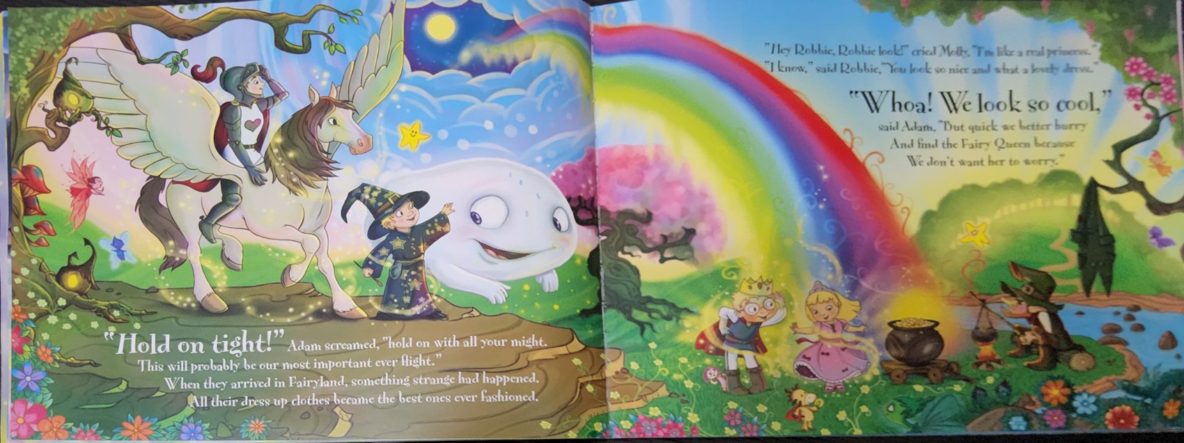 หนังสือนิทานปกอ่อน** 🍓🍓ADAM AND THE MAGIC RAINBOW BY BENJI BENNETT