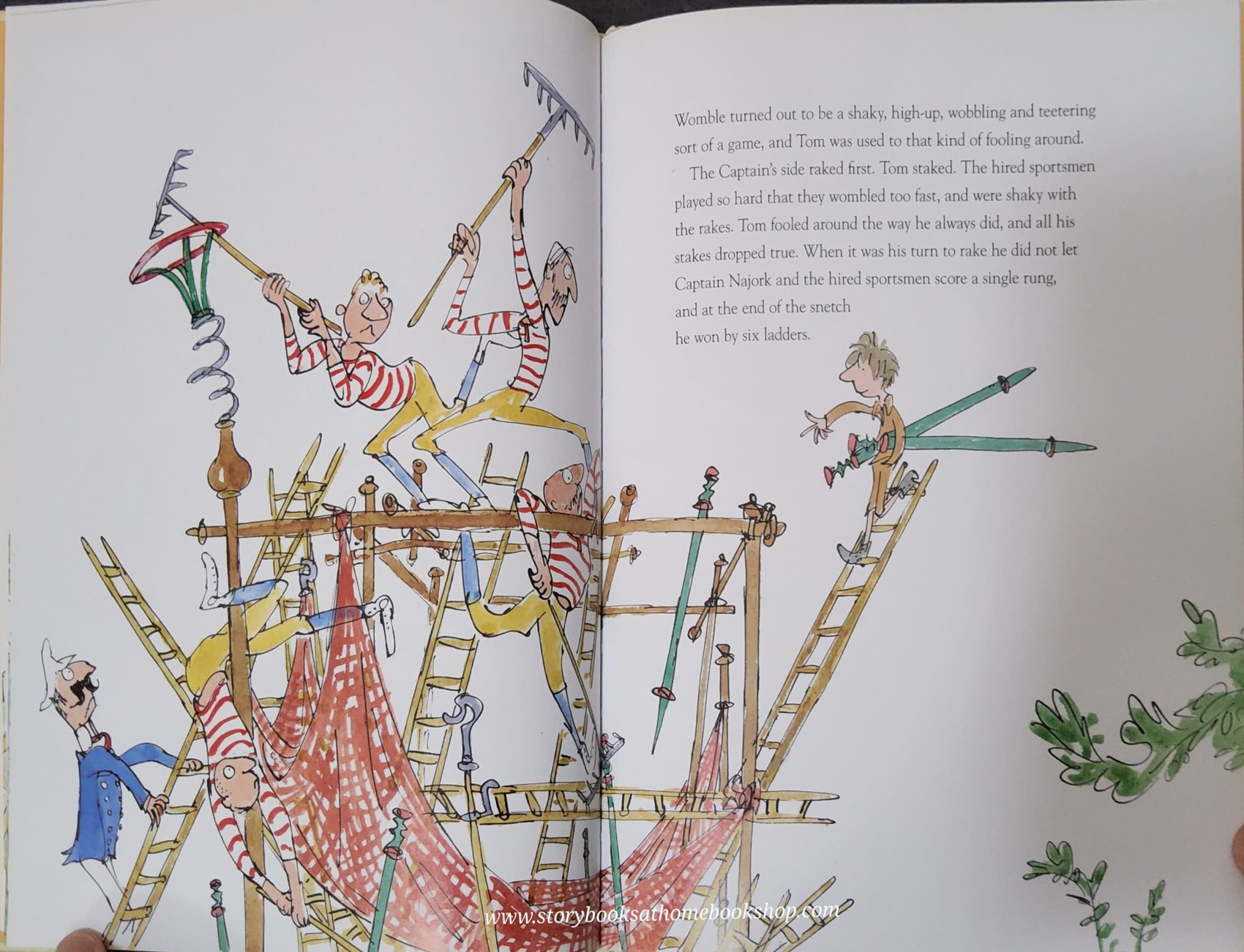 หนังสือนิทานปกแข็ง** 🍅🍓HOW TOM BEAT CAPTAIN NAJORK AND HIS HIRED SPORTMEN BY RUSSELL HOBAN&QUENTIN BLAKE