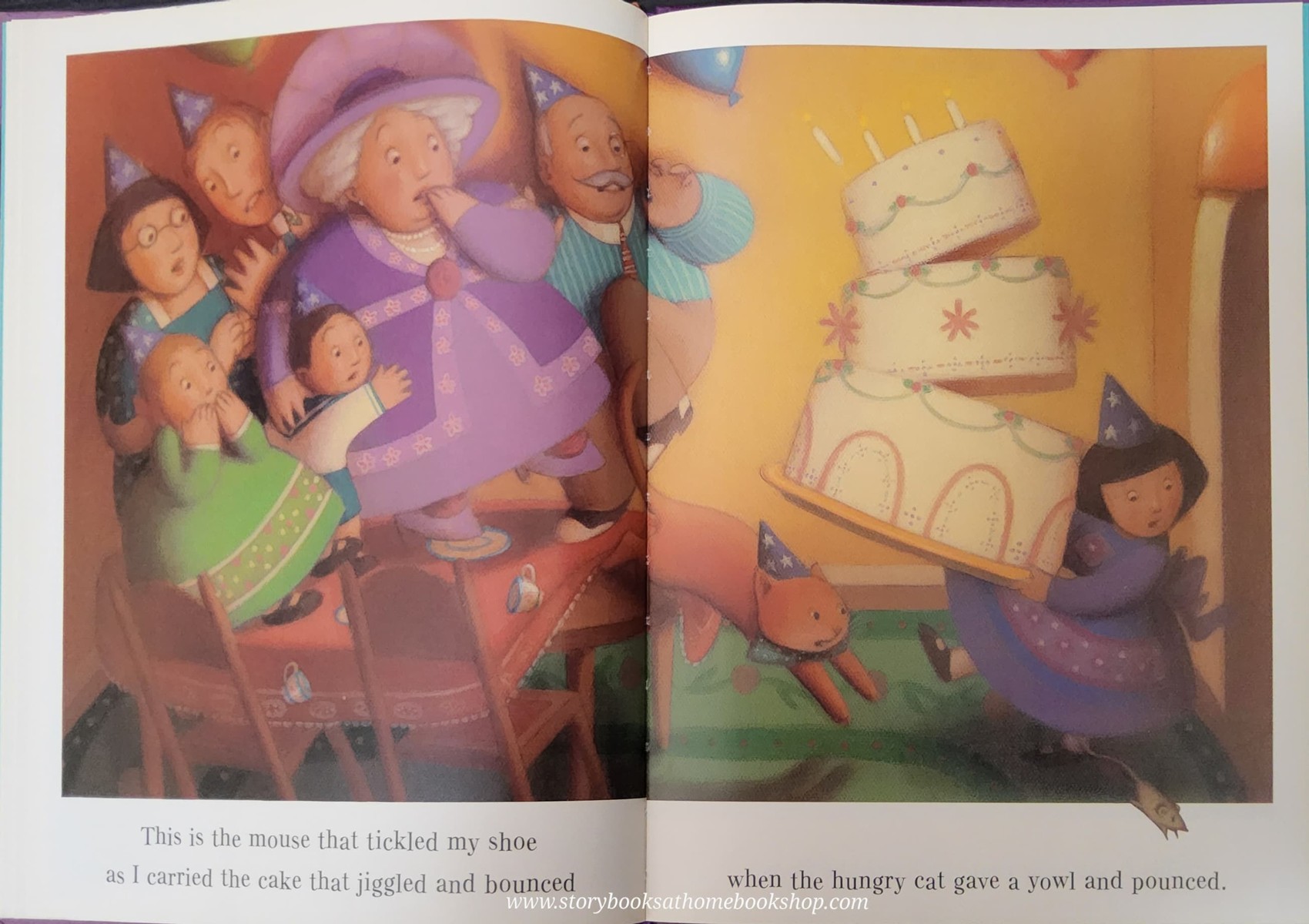 หนังสือนิทานปกแข็ง** 🍅THE MOUSE THE CAT,AND GRANDMOTHER'S HAT BY NANCY WILLARD