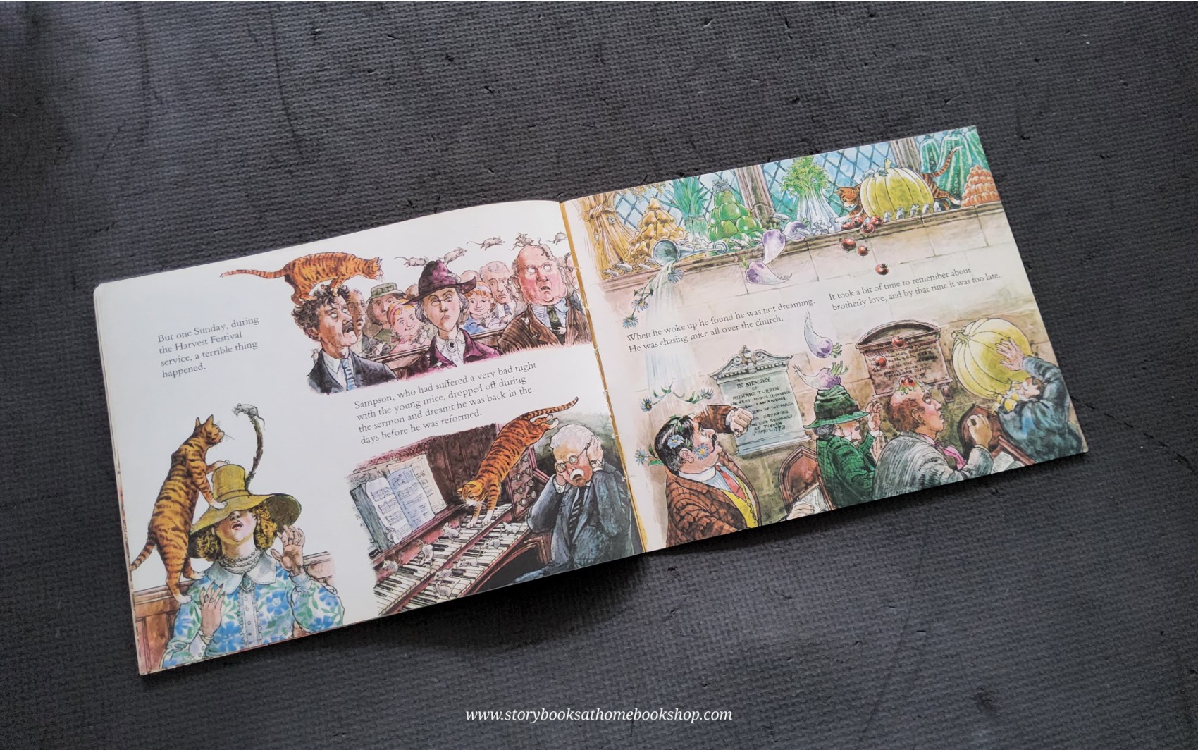 หนังสือนิทานปกอ่อน** 🍅🍅THE CHURCH MOUSE BY GRAHAM OAKLEY