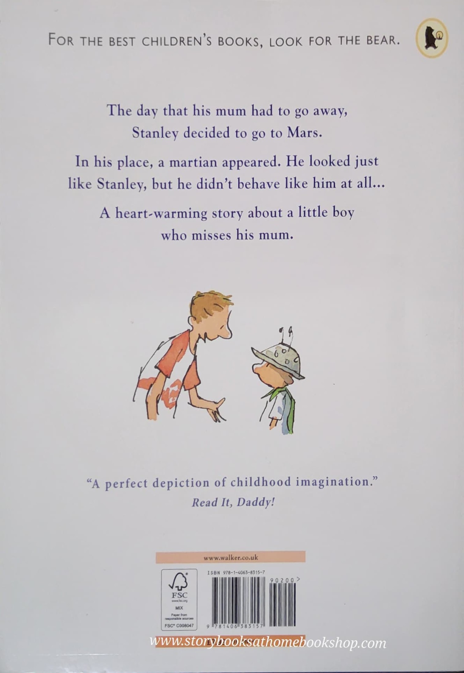 หนังสือนิทานปกอ่อน** 🍅🍓THE BOY FROM MARS BY SIMON JAMES