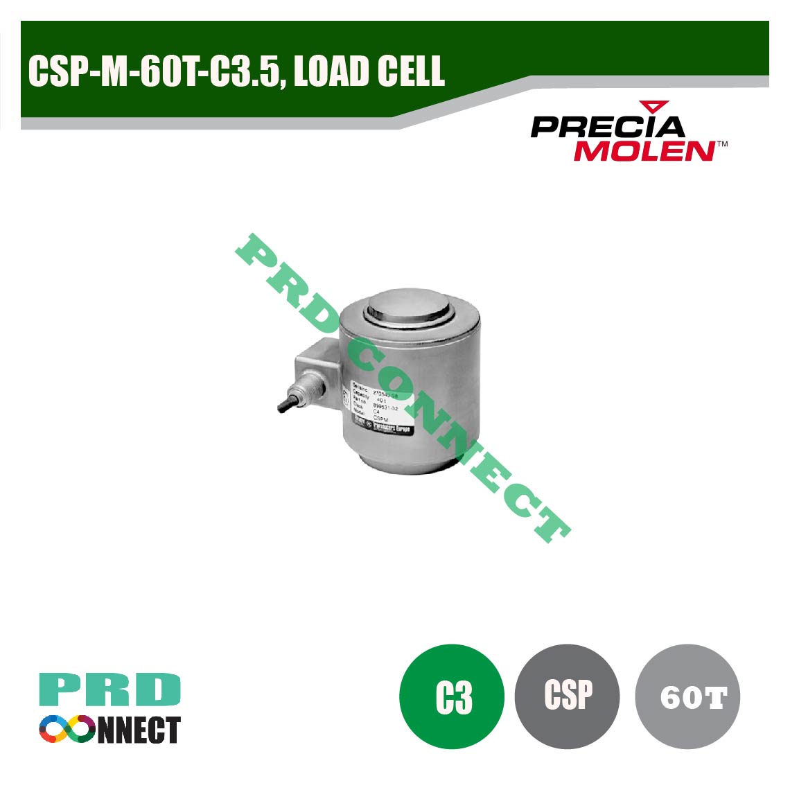CSP-M-60T-C3.5, LOAD CELL, BRAND MOLEN
