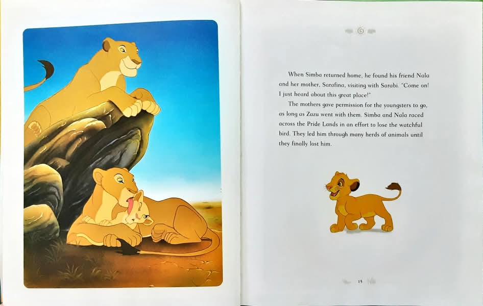 หนังสือนิทานปกแข็ง** 🍅🍅DISNEY THE LION KING WITH CD AUDIO