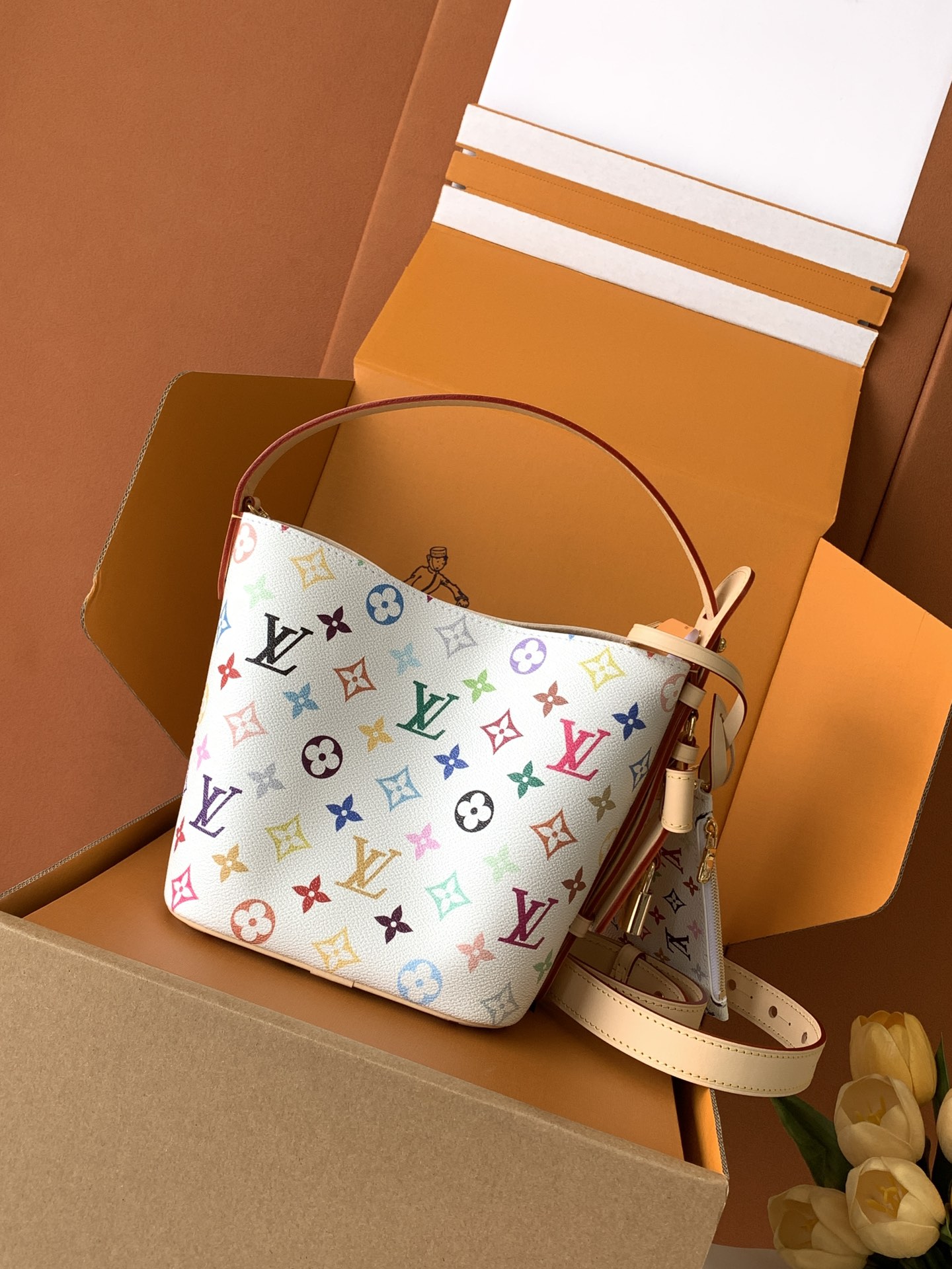 [Pre-order]กระเป๋าLouis Vuitton X Takashi Murakami All In BB In Multicolored Monogramงานคุณภาพที่ดีที่สุด