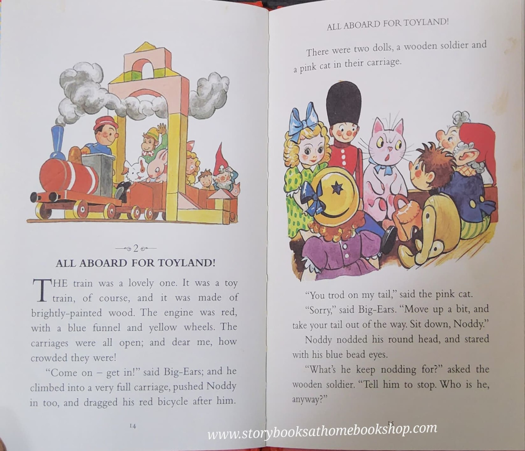 หนังสือนิทานปกแข็ง** 🍅🍓NODDY GOES TO TOYLAND BY ENID BLYTON