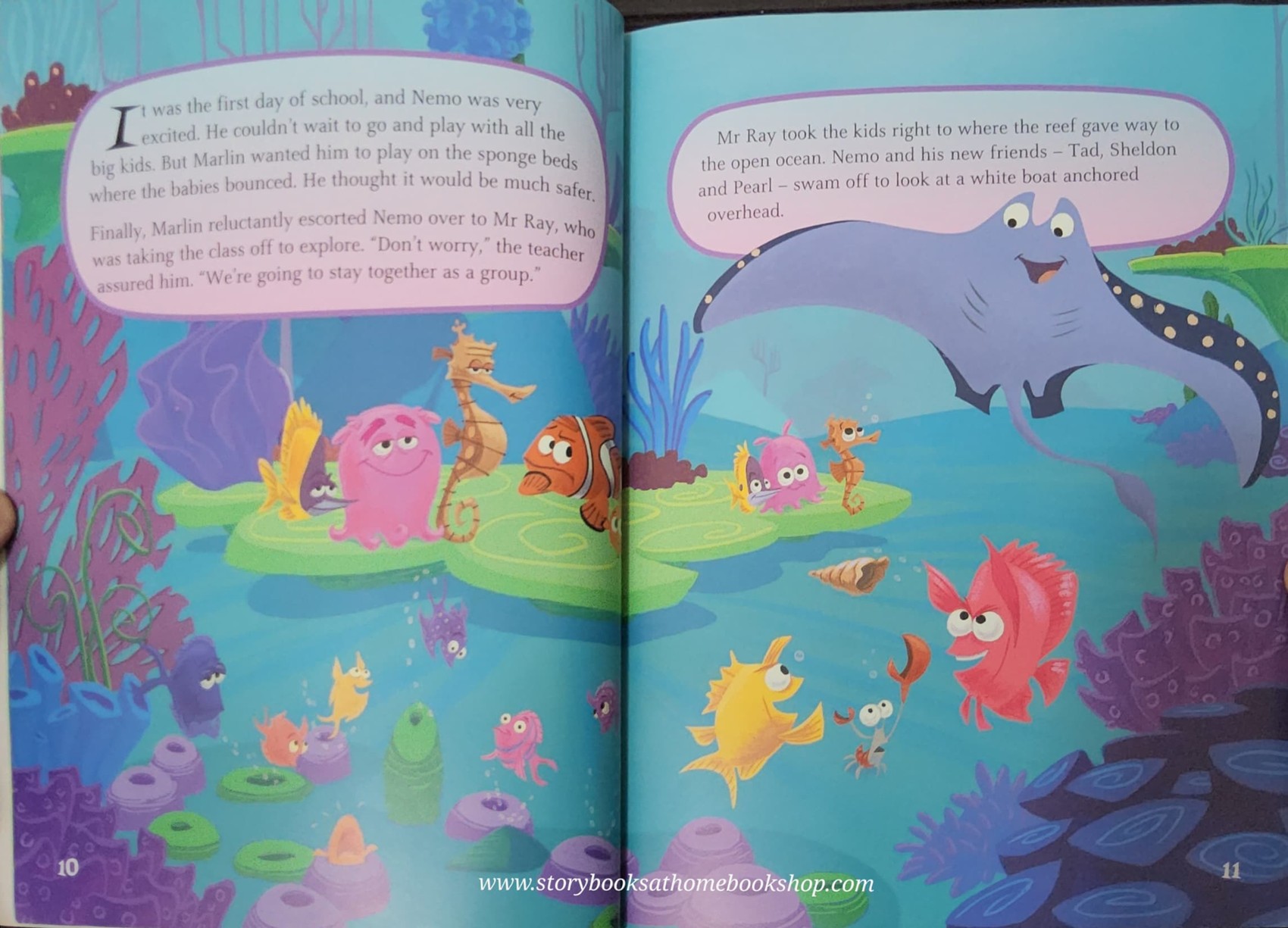 หนังสือนิทานปกอ่อน** 🍓🍓 DISNEY PIXAR FINDING NEMO FILM STORYBOOK
