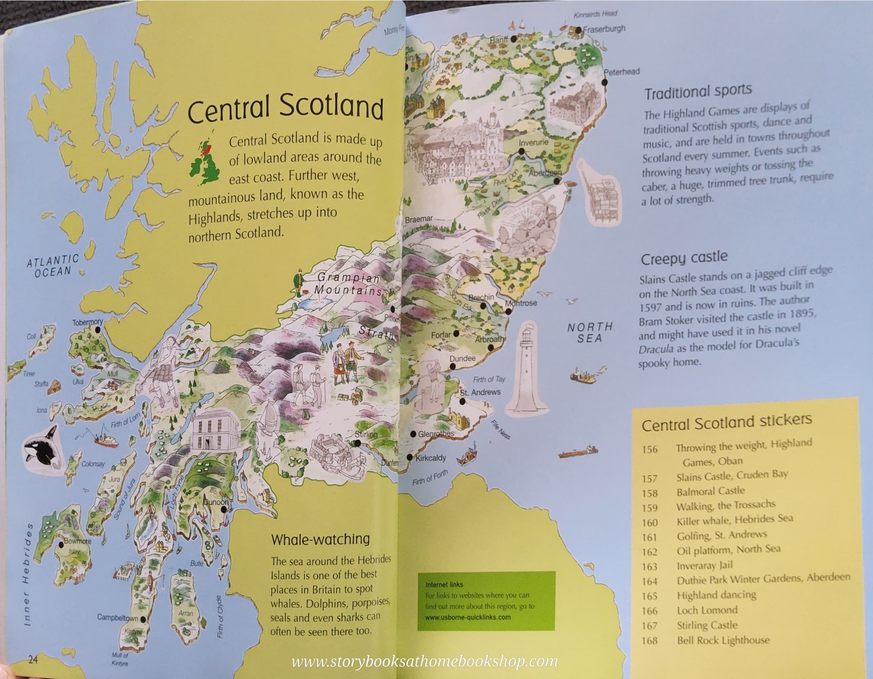 KNOWLEDGE BOOK** ♥️STICKER&QUIZ ATLAS OF BRITAIN