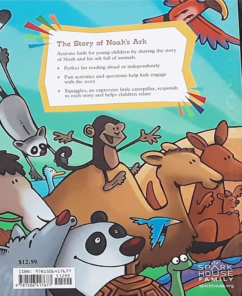 หนังสือนิทานปกแข็ง** 🍅🍓THE STORY OF NOAH'S ARK A SPARK BIBLE STORY