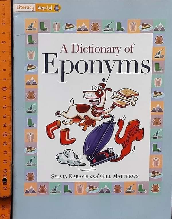 Knowledge Book หนังสือความรู้ ภาษาอังกฤษ 🍅🍓A Dictionary of Eponyms/Used สภาพ 80-90%