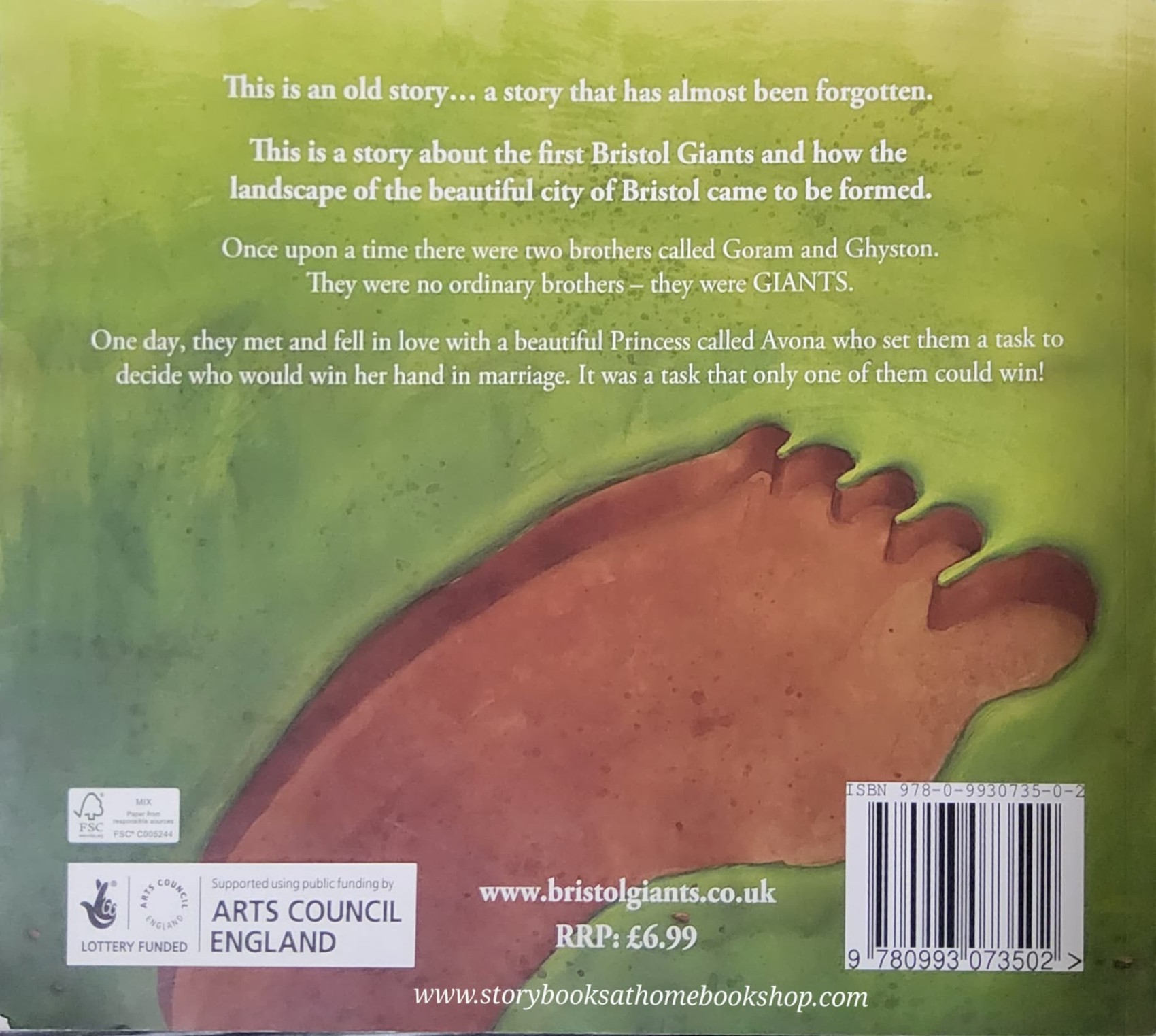 หนังสือนิทานปกอ่อน ** 🍅🍓GORAM&GHYSTON THE BRISTOL GIANTS