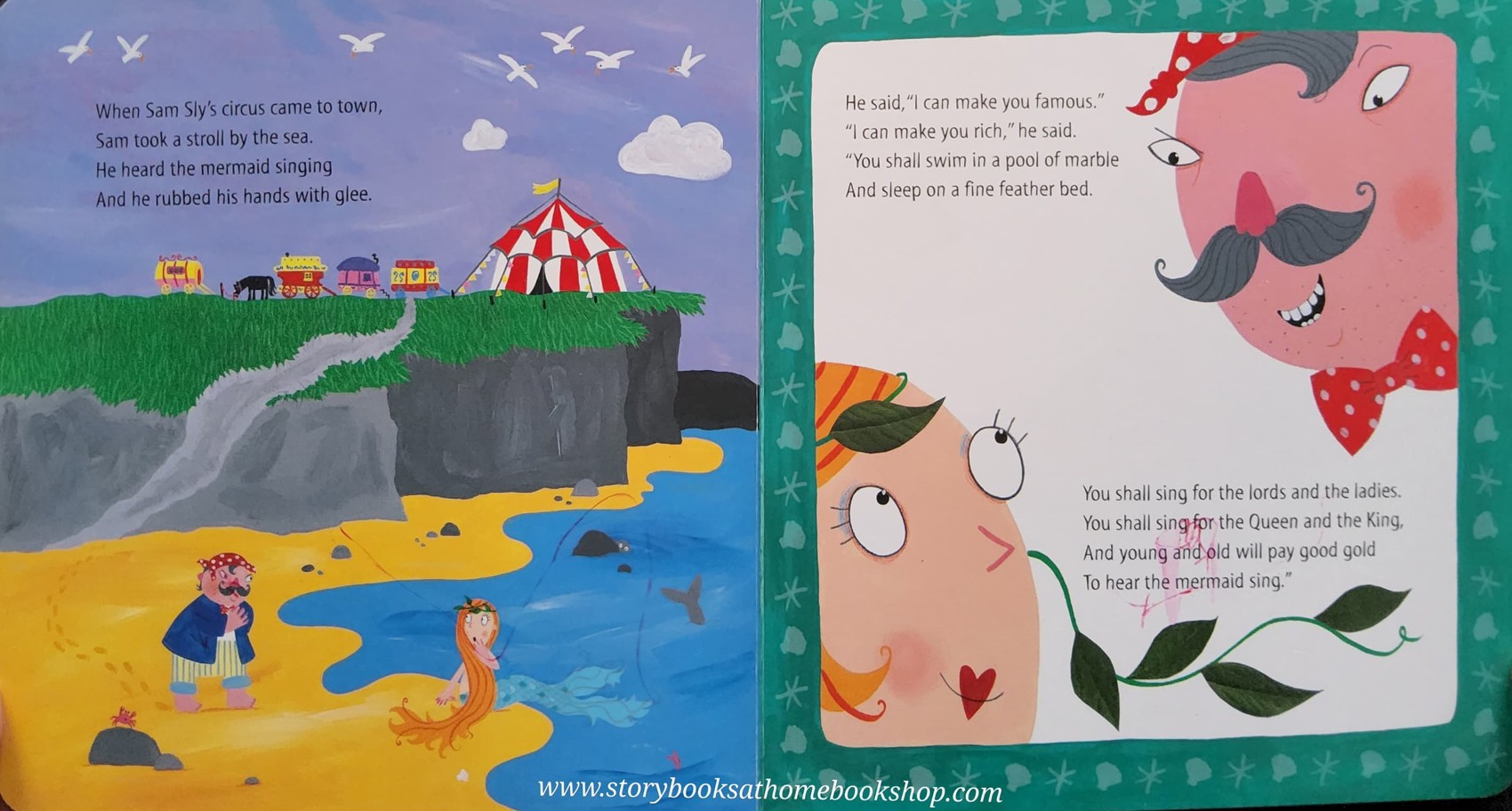 BOARD BOOK ** ð
THE SINGING MERMAID BY JULIA DONALDSON.LYDIA MONKSð