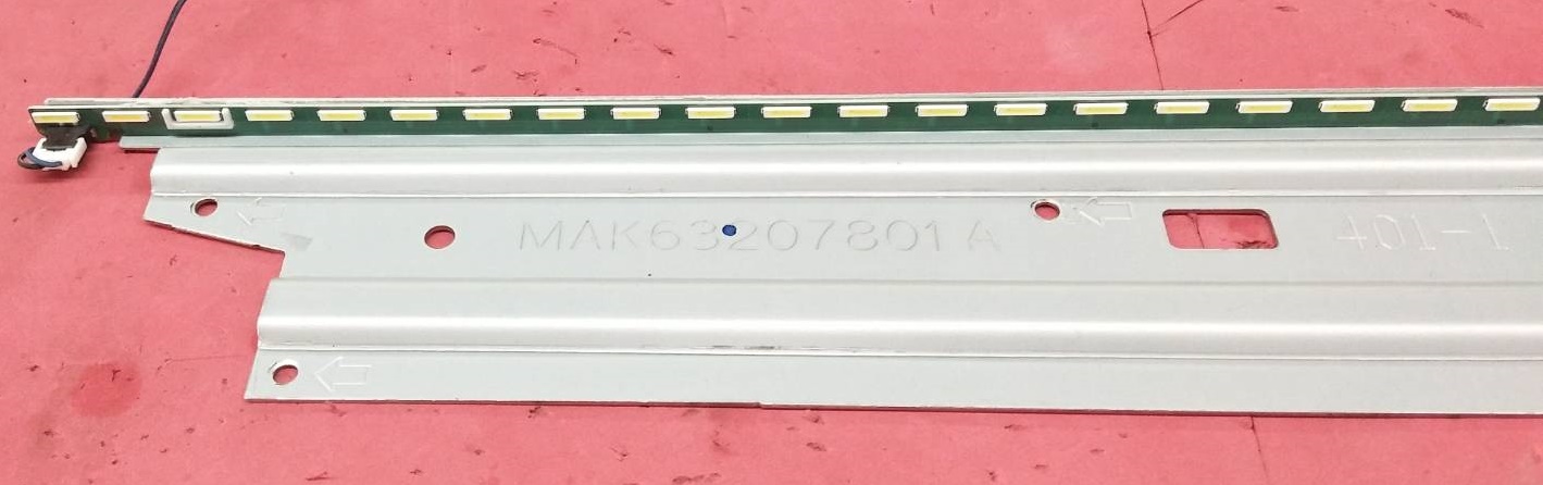 หลอดแบล็คไลท์ทีวี LG(แอลจี) ของแท้มือสองถอดจากเครื่อง รุ่น 43LF630T 43LF570T 43LF590T43LF540T (ซ้าย+ขวา 36+36LED ชุด)