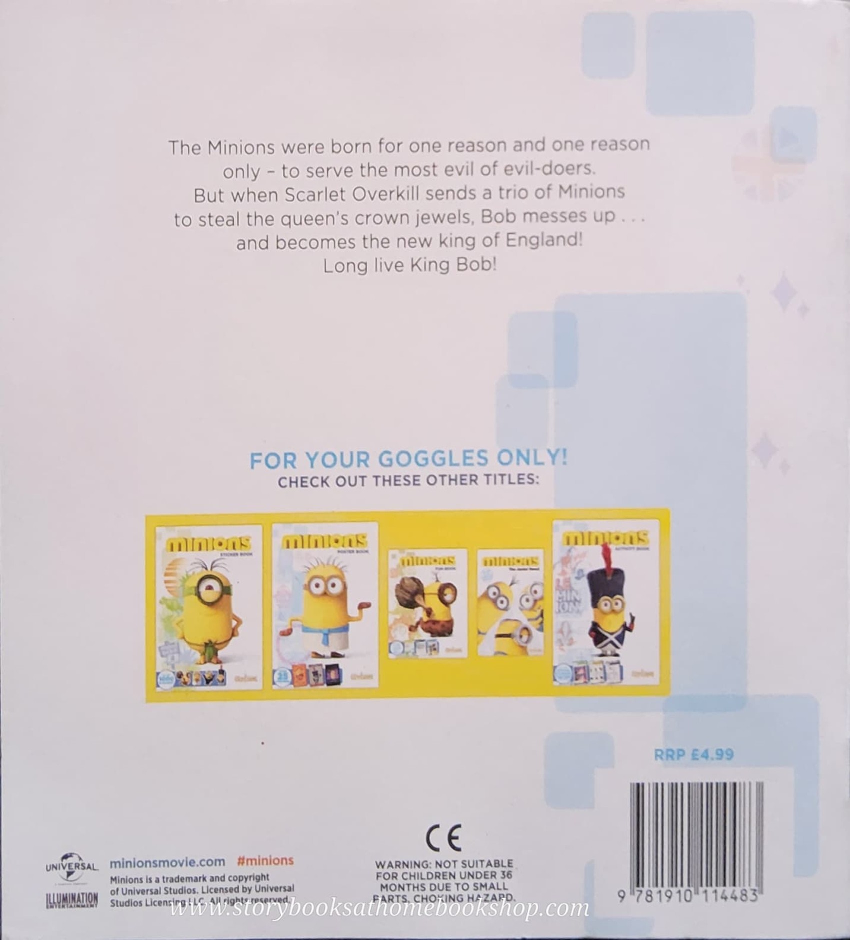 หนังสือนิทานปกอ่อน ** 🍅🍓 MINIONS LONG LIVE KING BOB!