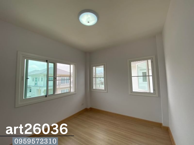 เหล็กดัด บานกระจกเลื่อนสองสี มินิมอล