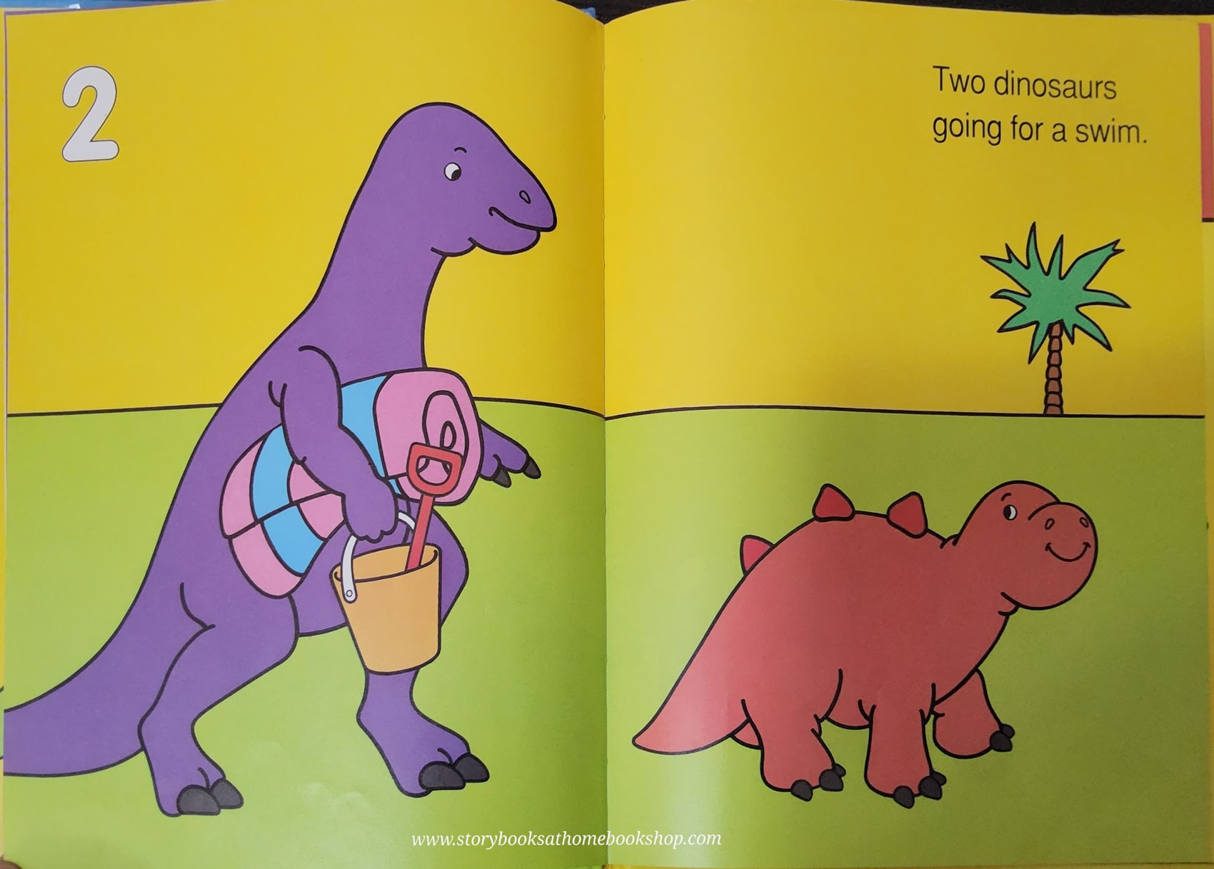 หนังสือนิทานปกแข็ง ** 🍅DINOSAUR PLAYTIME ONE DINOSAUR