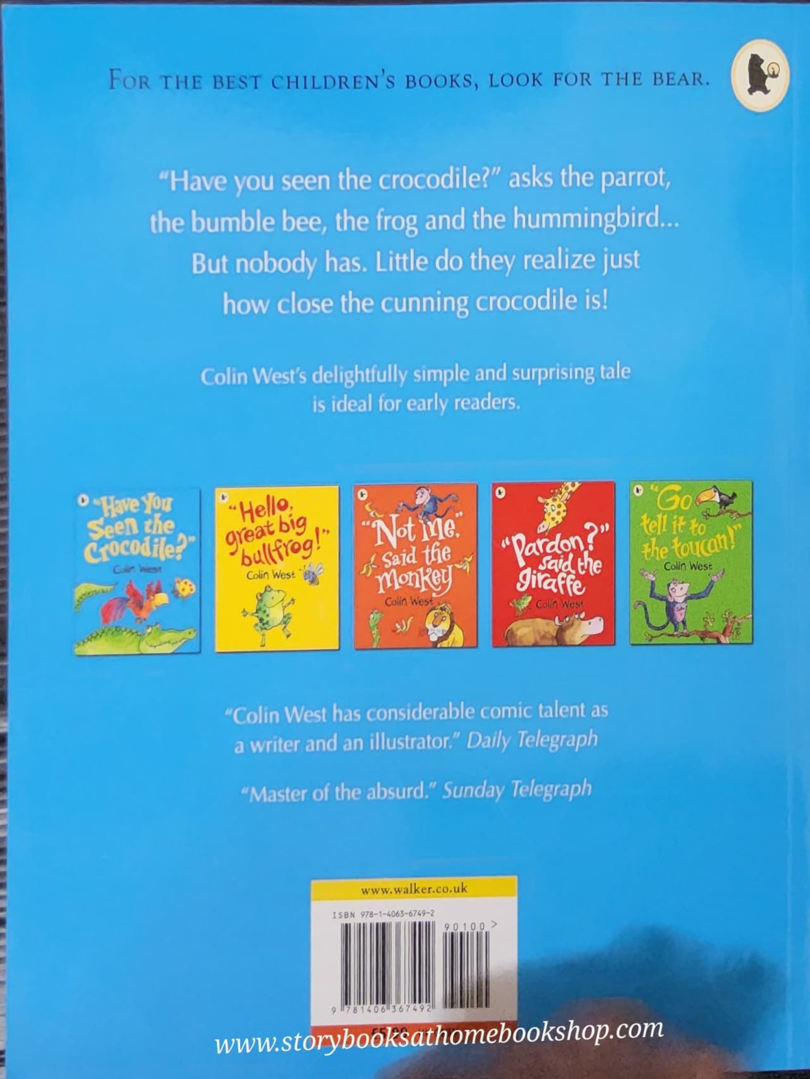 หนังสือนิทานปกอ่อน** 🍅🍓HAVE YOU SEEN THE CROCODILE? BY COLIN WEST