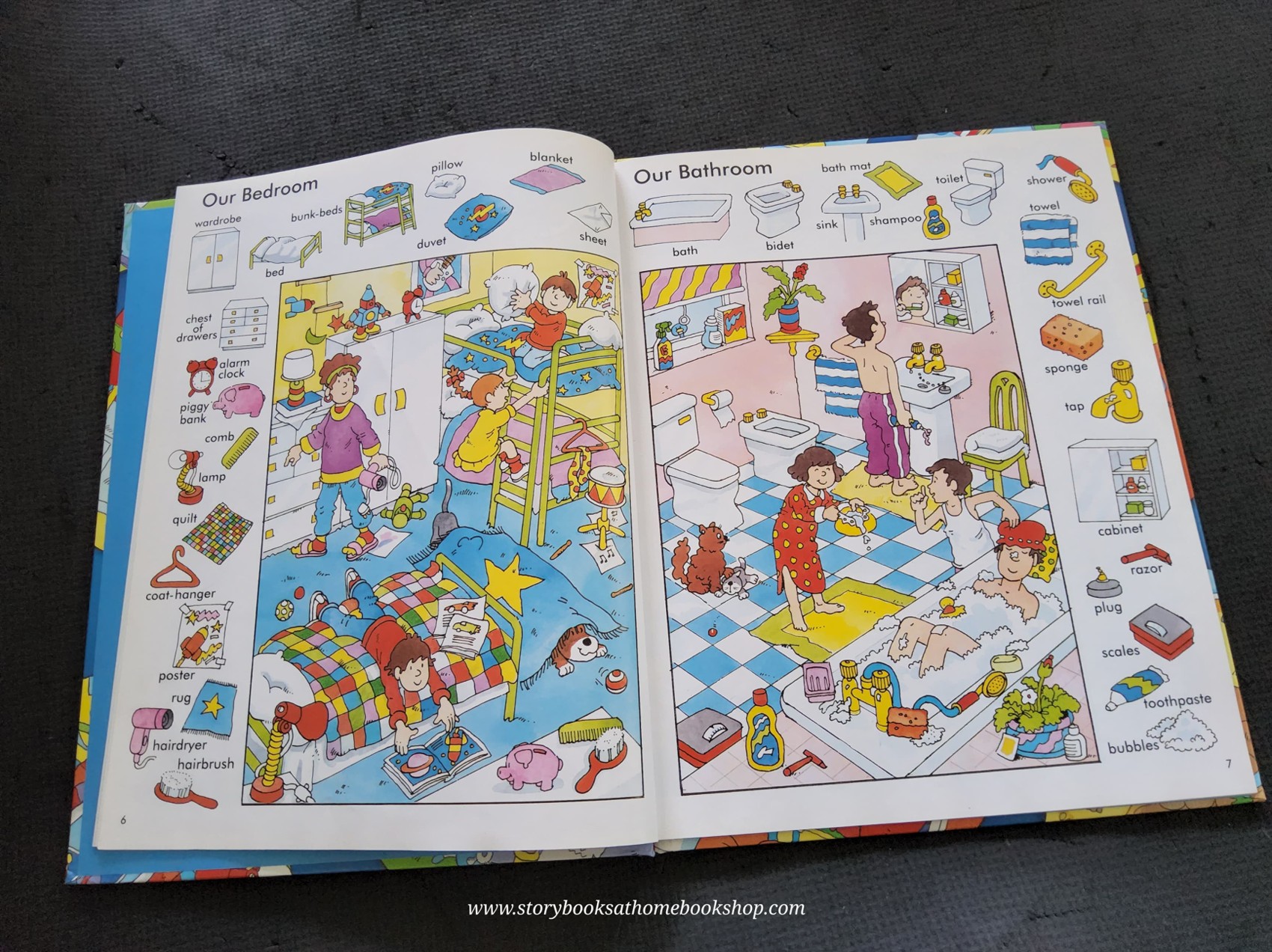 หนังสือนิทานปกแข็ง** 🍅🍓MY FIRST BOOK OF WORDS AND PICTURES