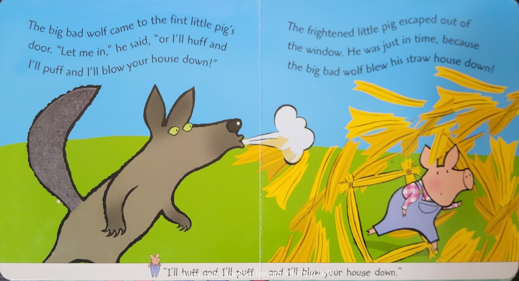 TOUCH BOARD BOOK** 🍅🍅THE THREE LITTLE PIGS