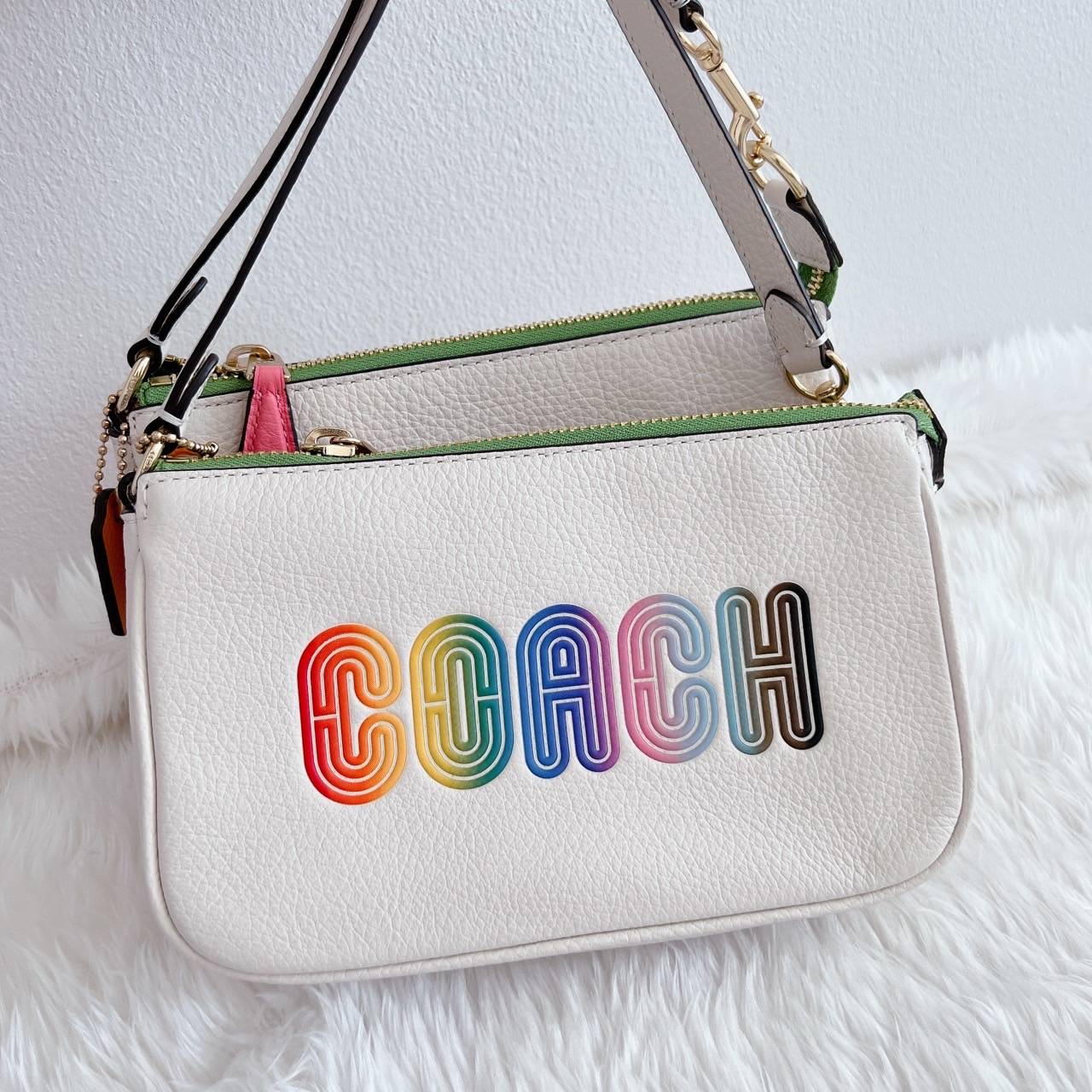 New Coach Nolita 19 With Rainbow Coach CA438 ขนาด 7.5*4.5*2 นิ้ว