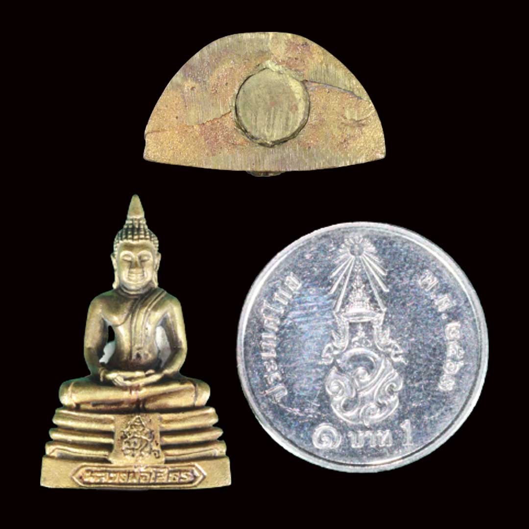 พระกริ่งหลวงพ่อโสธร รุ่นสร้างอุโบสถ ปี2539 เนื้อสัมฤทธิ์ (พิมพ์เล็ก)