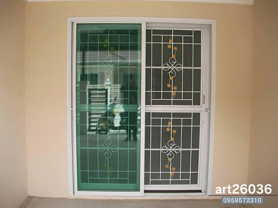 เหล็กดัดสีอบ #15