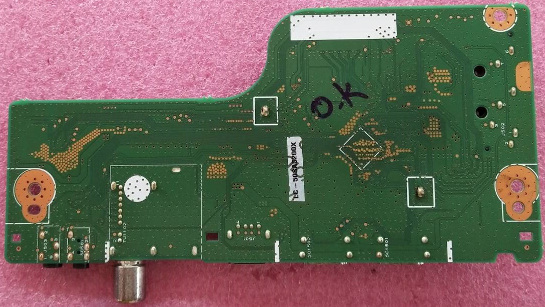 เมนบอร์ดทีวี ชาร์ป SHARP อะไหล่แท้มือสองพร้อมใช้งาน รุ่นLC-50SA5200X