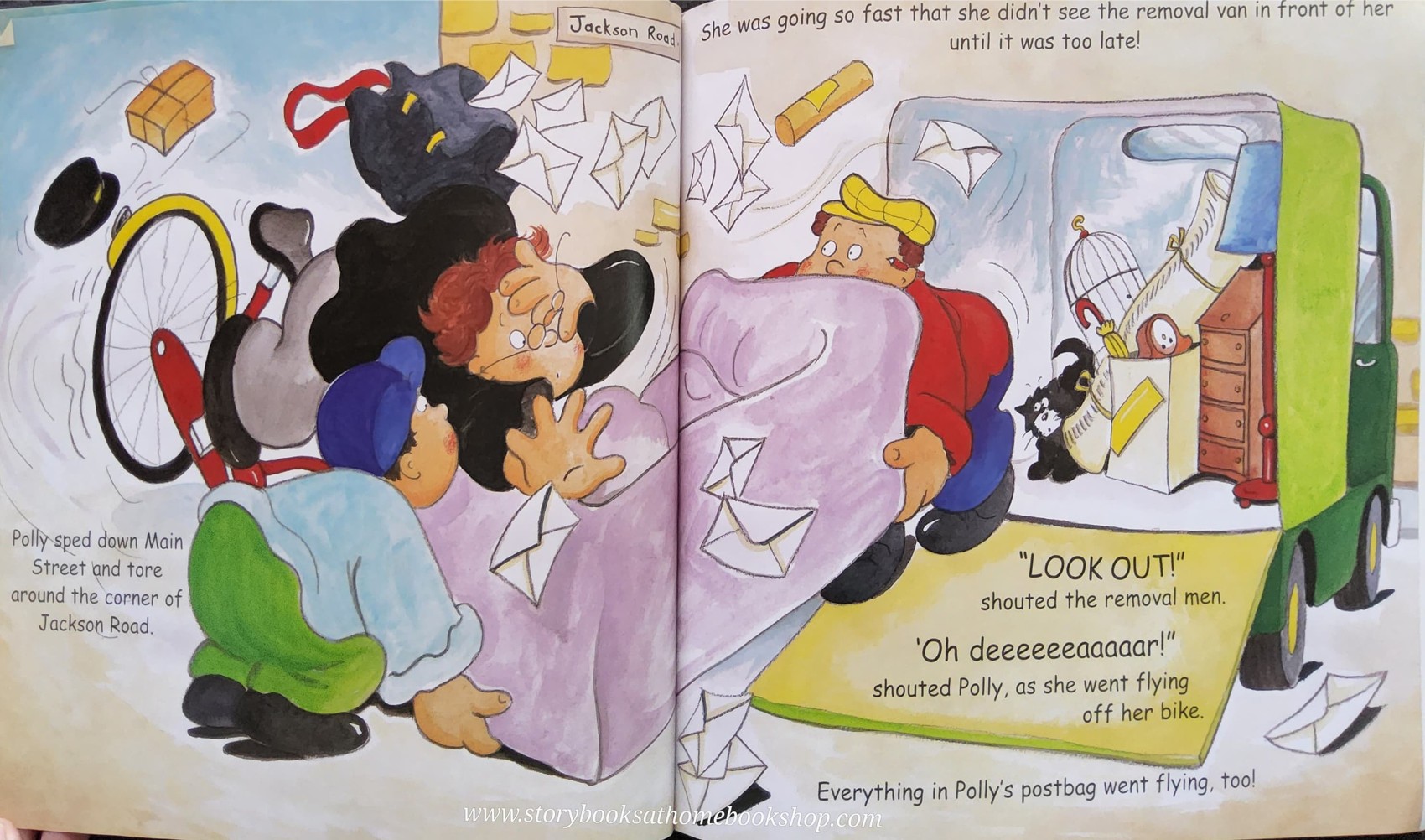 หนังสือนิทานปกอ่อน** 🍅🍅POLLY THE POTTY POSTLADY