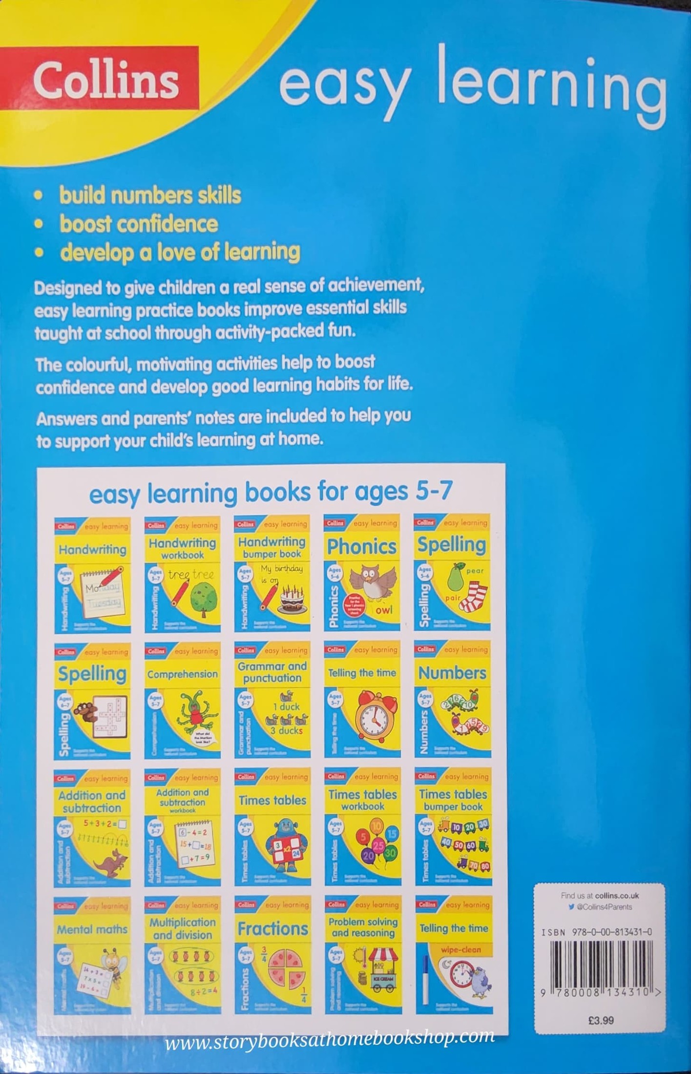 PRACTICE BOOK** 🍅EASY LEARNING NUMBERS AGES 5-7