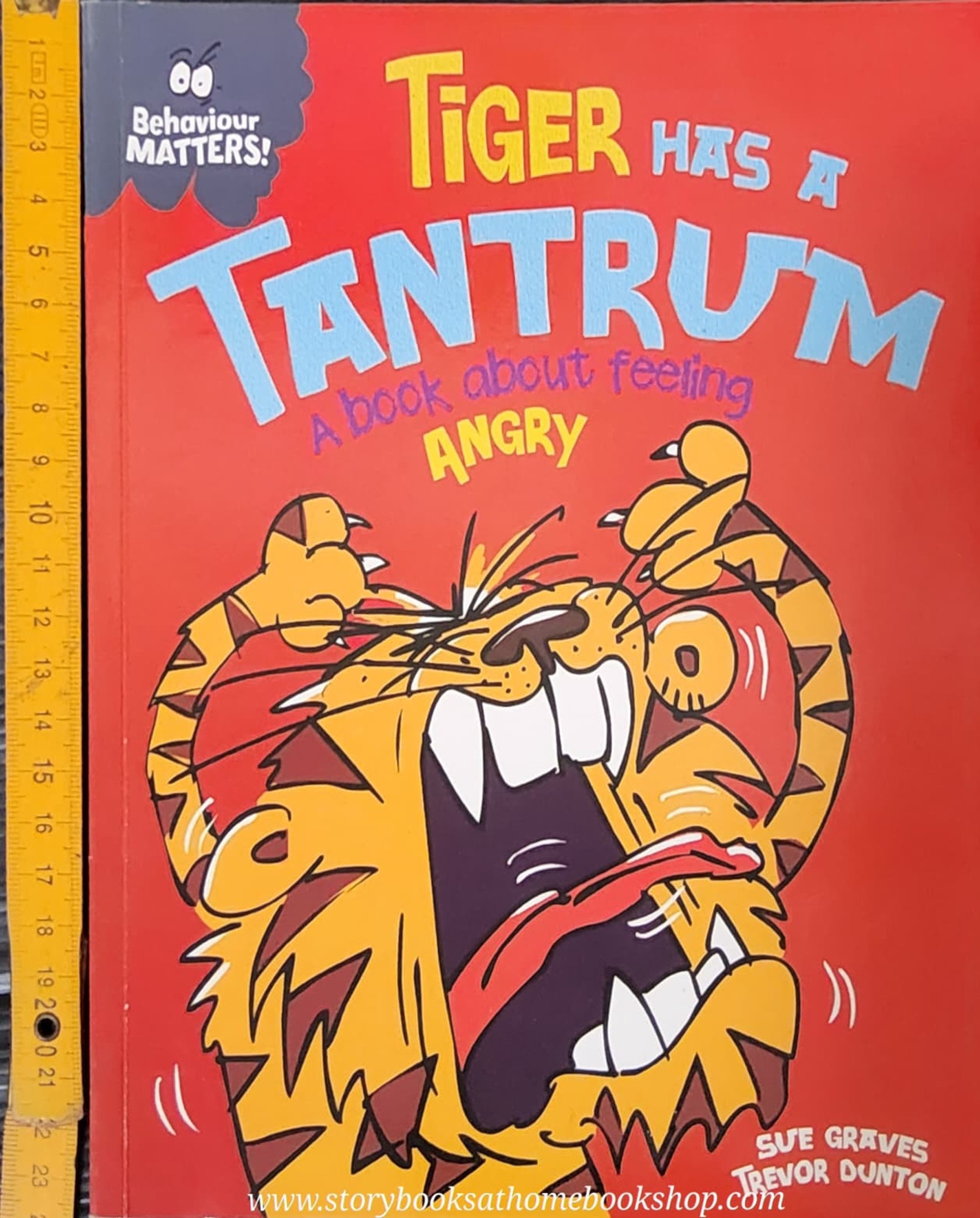 หนังสือนิทานปกอ่อน** 🍅🍓TIGER HAS A TANTRUM A BOOK ABOUT FEELING ANGRY
