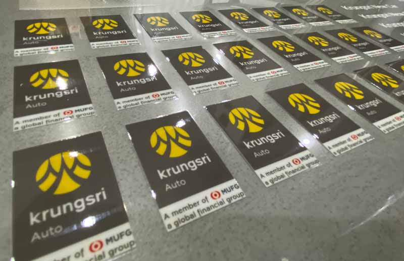 พิมพ์ UV dtf Sticker | รับพิมพ์ uv dtf | สติ๊กเกอร์ UV DTF transfer 1 - 5 เมตร