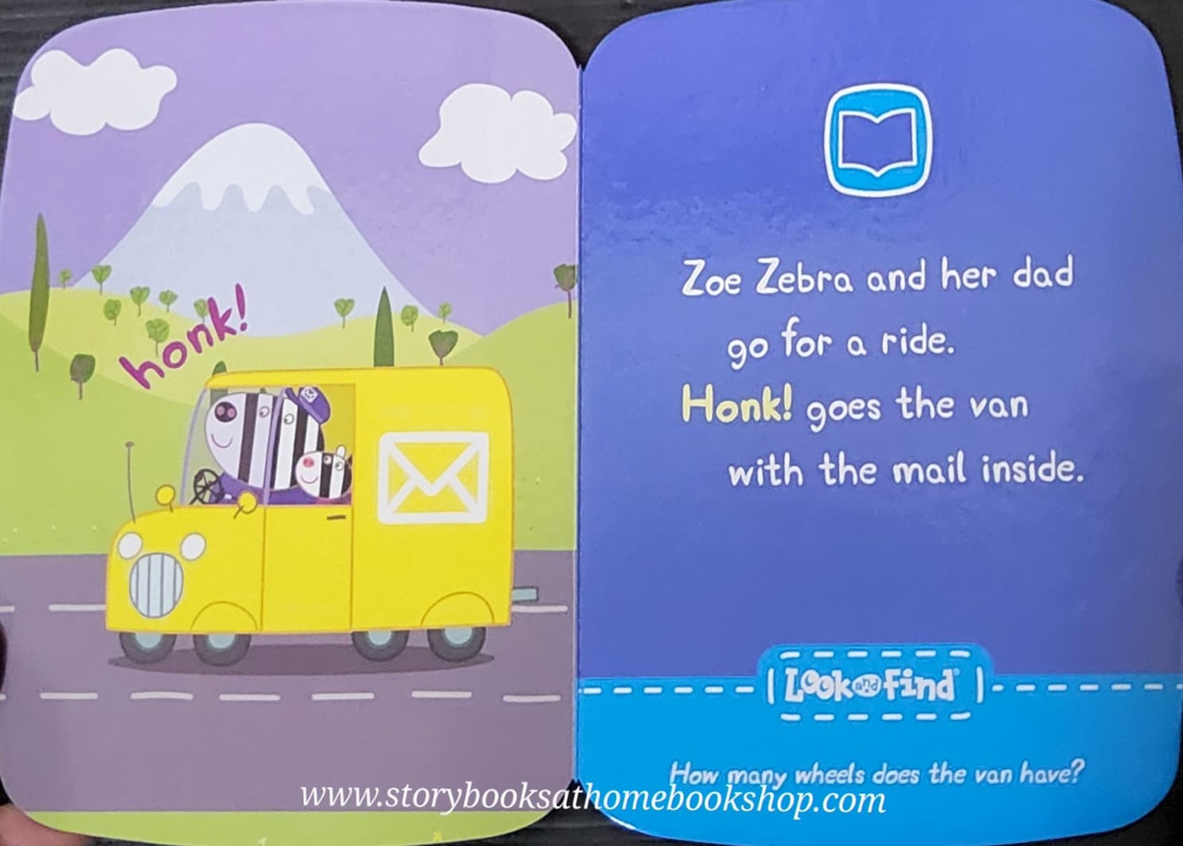 BOARD BOOK** 🍅🍅PEPPA PIG LOOK AND FIND:HERE WE GO