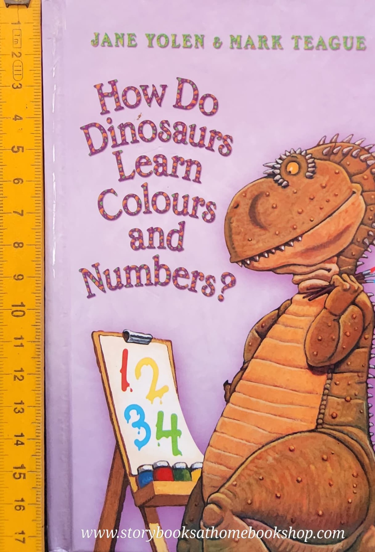 หนังสือนิทานปกแข็ง ** ♥️HOW DO DINOSAURS LEARN COLOURS AND NUMBERS