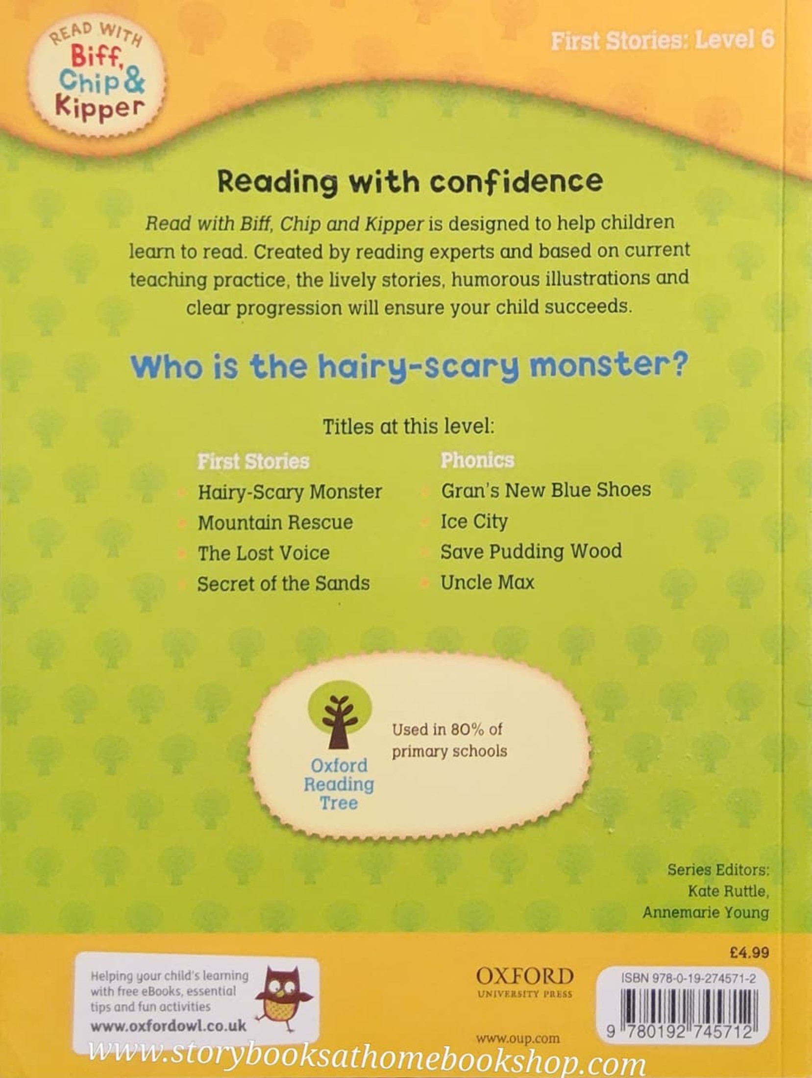 หนังสือนิทานปกอ่อน ** 🍅🍓 BIFF,CHIP&KIPPER: HAIRY-SCARY MONSTER