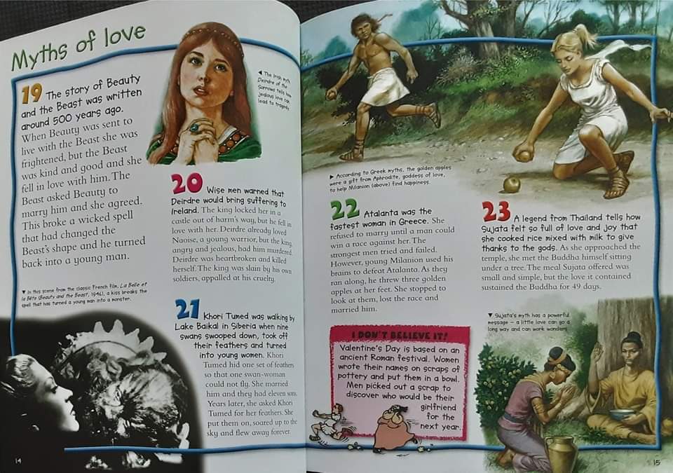 หนังสือนิทานปกอ่อน** 🍓🍓 100 FACTS MYTHS&LEGENDS