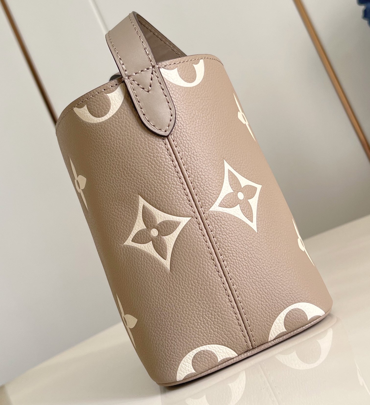 [Pre-order] Louis Vuitton กระเป๋ารุ่น All In BB Bicolor Monogram Empreinte Beige/Cream งานเกรด Vip คุณภาพดีที่สุด