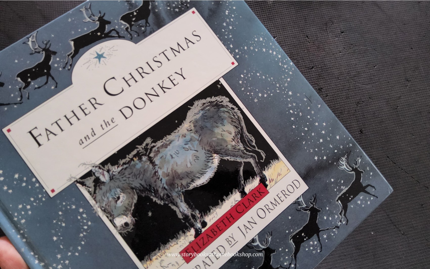 หนังสือนิทานปกแข็ง** 🍅🍓FATHER CHRISTMAS AND THE DONKEY BY ELIZABETH CLARK