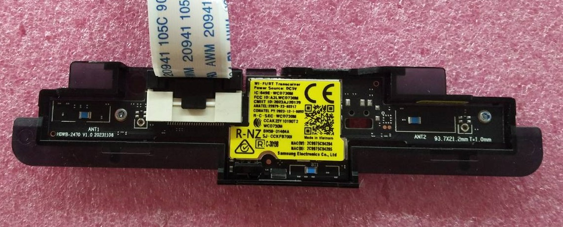 ตัวรับสัญญาณ Wifi ทีวีซัมซุง (SAMSUNG Wi-Fi Module) อะไหล่แท้/ของถอดพาร์ท รุ่น UA55DU7700 พาร์ท BN59-01464A และรุ่นอื่นที่พาร์ทเหมือนกัน