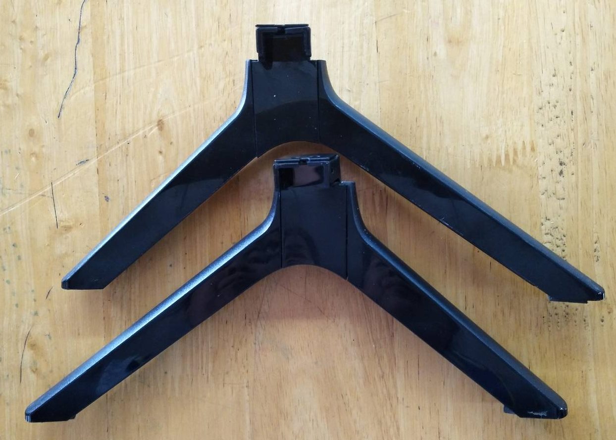 ขาตั้ง TV SHARP (ชาร์ป) อะไหล่แท้ถอดจากเครื่อง รุ่น 2T-C42BD1X 2T-C42BB1M 2T-C42BG1X KF669WJ :KF670WJ