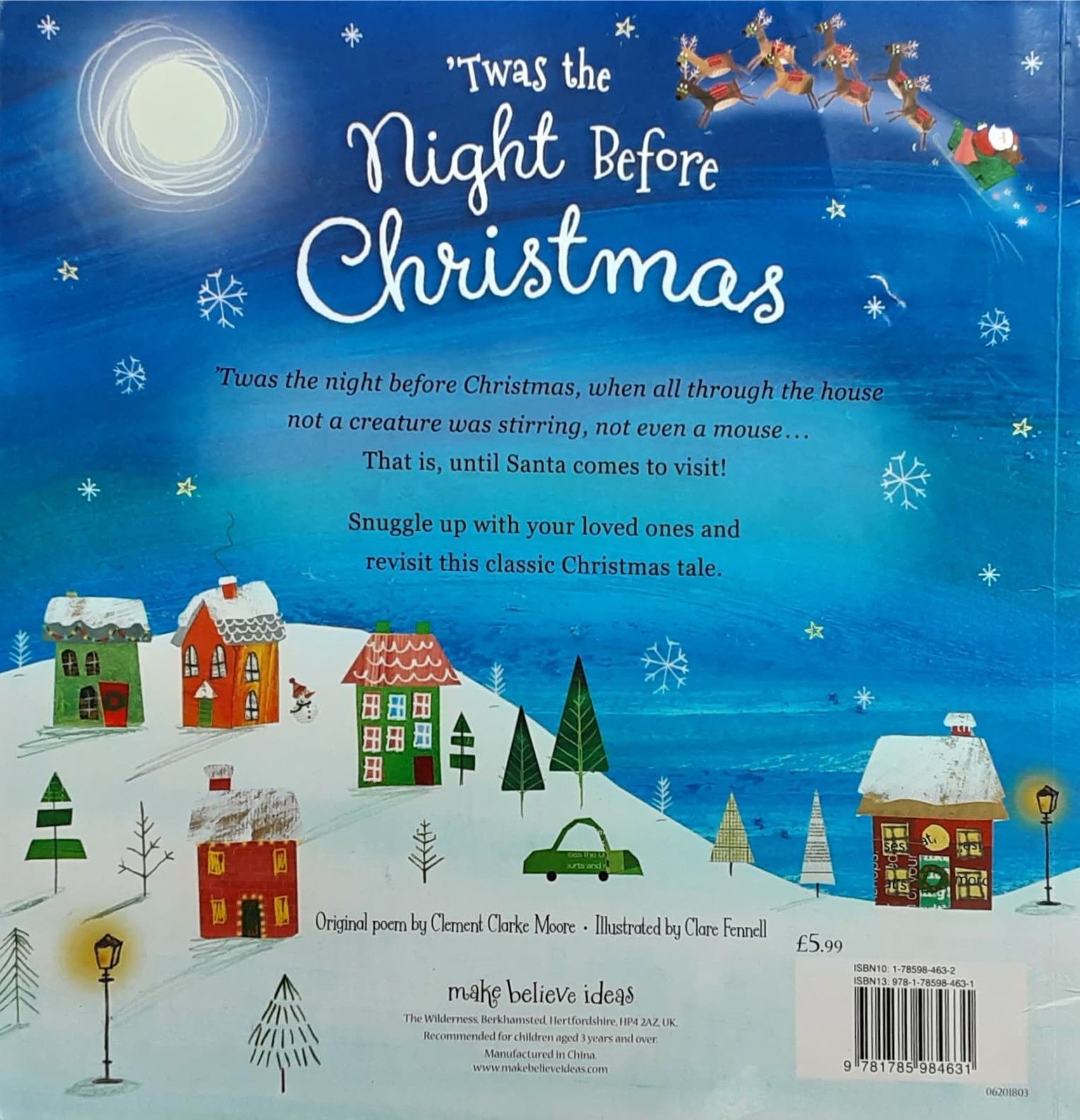 หนังสือนิทานปกอ่อน 🍅🍓'Twas The Night Before Christmas