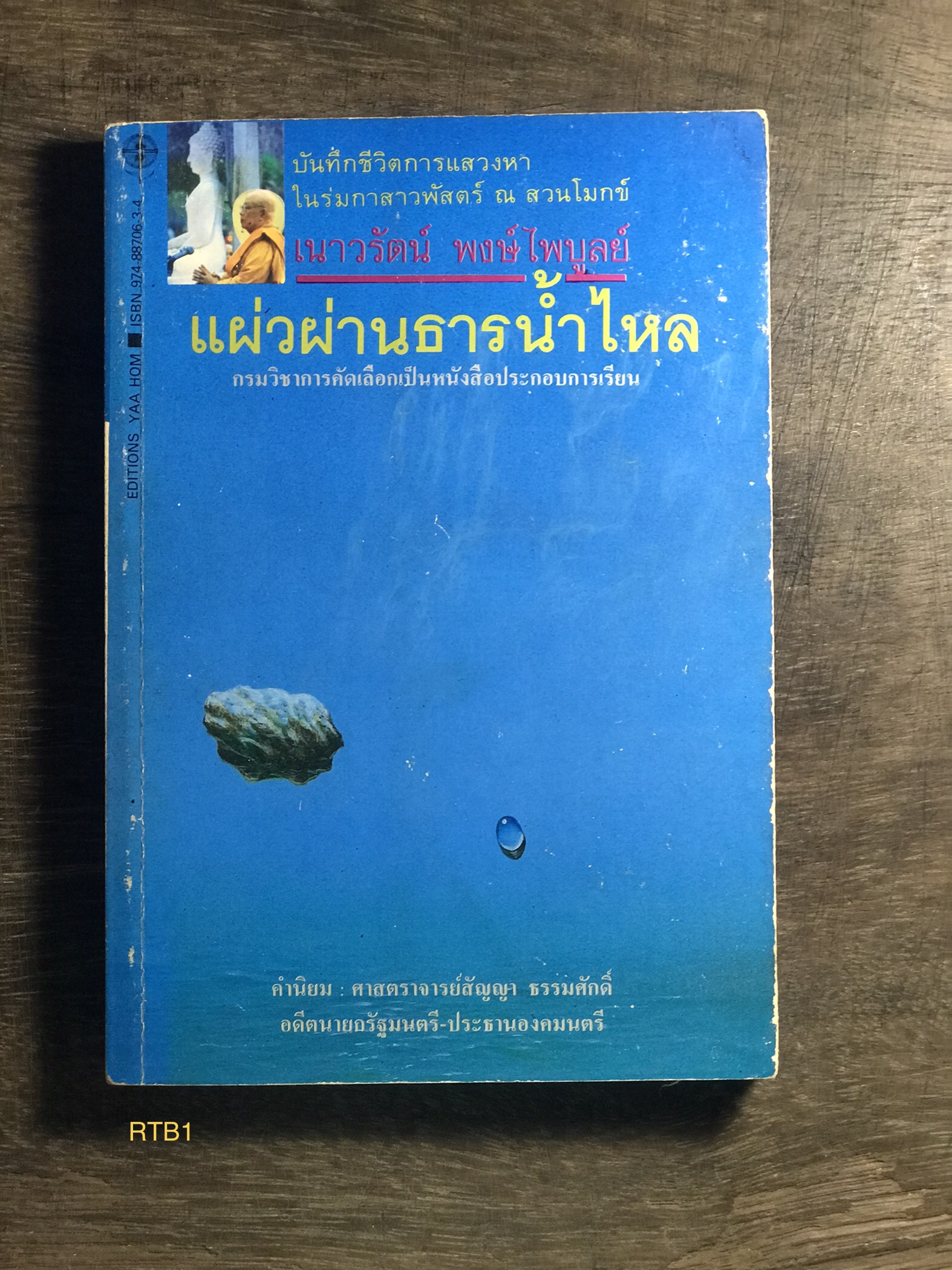 แผ่วผ่านธารน้ำไหล ผู้เขียน เนาวรัตน์ พงษ์ไพบูลย์ สำนักพิมพ์หญ้าหอม
