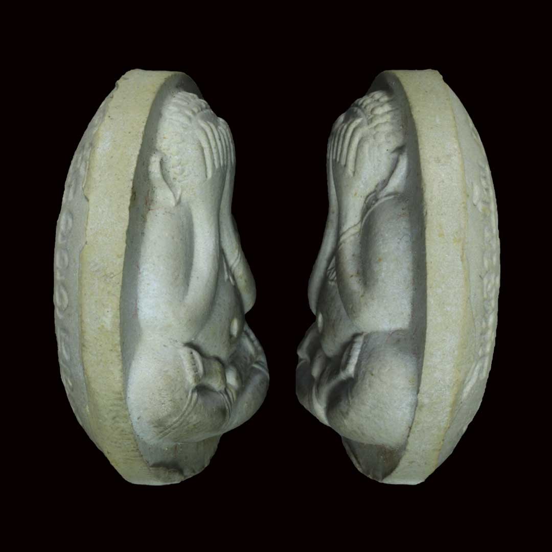 พระปิดตาจัมโบ้ หลวงปู่โต๊ะ รุ่น 111 ปี เนื้อผงเกสร หลังยันต์ตรี ปี2541