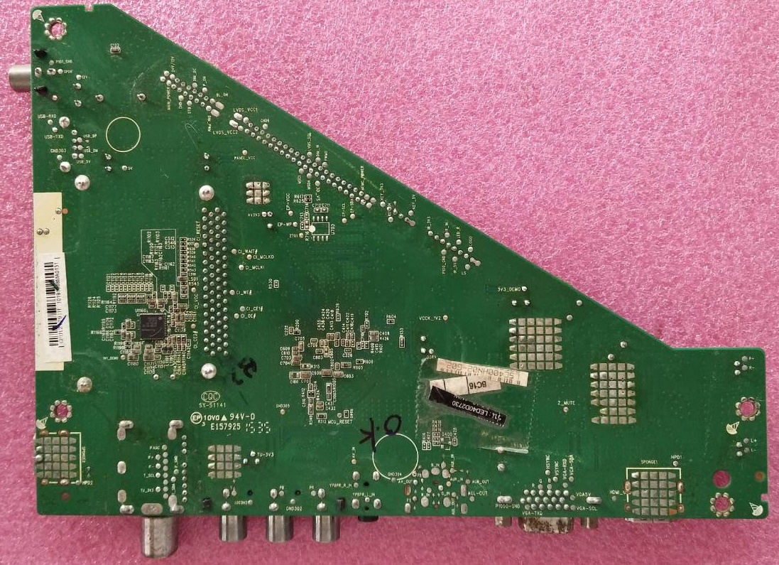เมนบอร์ดทีวีทีซีแอล TCL ของแท้มือสองถอดจากเครื่อง รุ่นLED40D2720 :LED40D2730 :40-T31T0T-MAD2HG เบอร์จอLSC400HN02