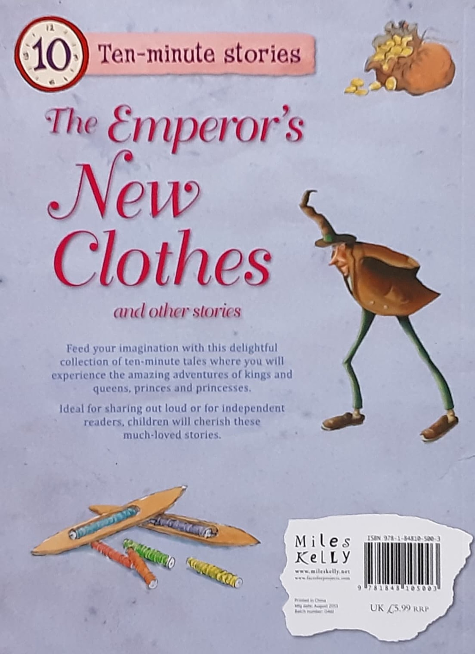 หนังสือนิทานเด็ก ภาษอังกฤษ ปกอ่อน 🍅🍓10 TEN-MINUTE STORIES:THE EMPEROR'S NEW CLOSTES AND OTHER STORIES