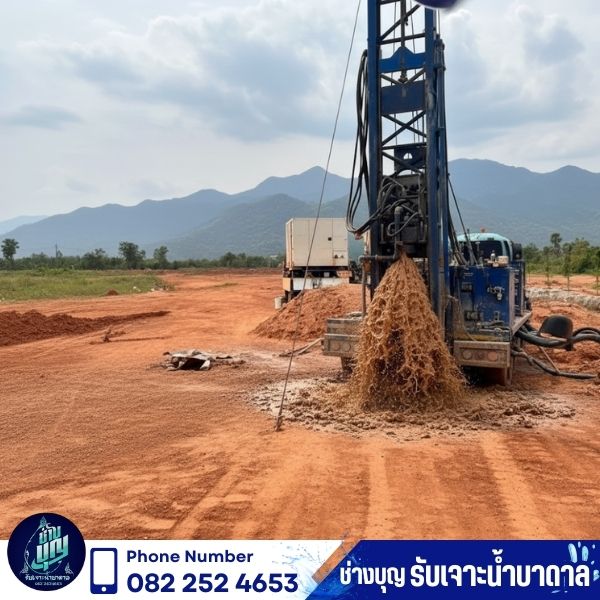 เจาะบาดาลเพื่อการเกษตร เจาะบาดาลใช้ในบ้าน เจาะบาดาลอุตสาหกรรม เจาะบาดาลทำโรงงานน้ำดื่ม