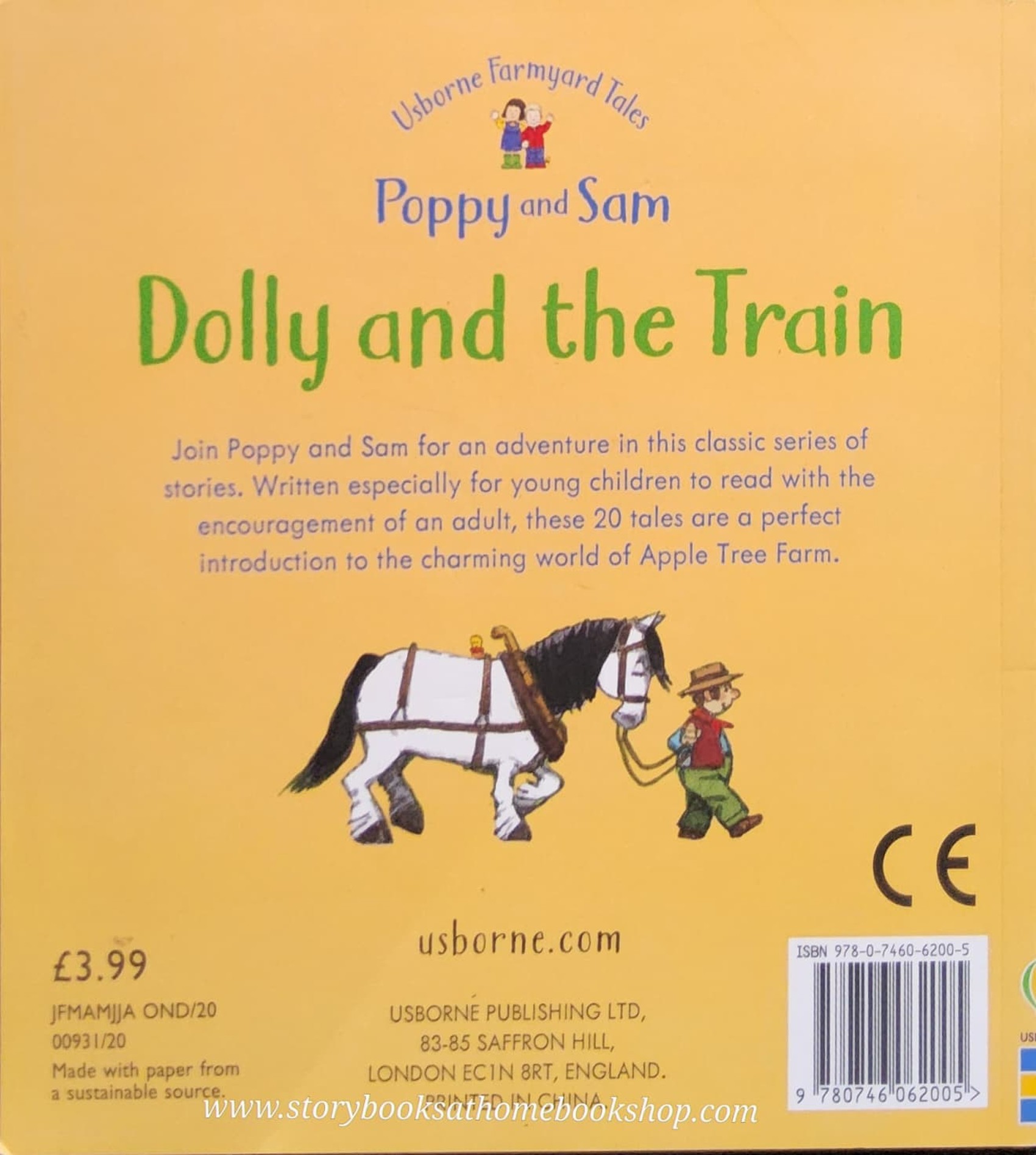 หนังสือนิทานปกอ่อน** 🍅🍓Usborne Farmyard Tale:Poppy and Sam Dolly and the Train